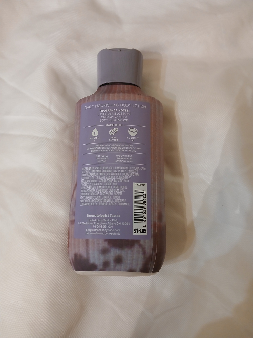 Bath & Body Works Vanilla Ease Body Lotion — Lavender Purple - Picture 2 of 2